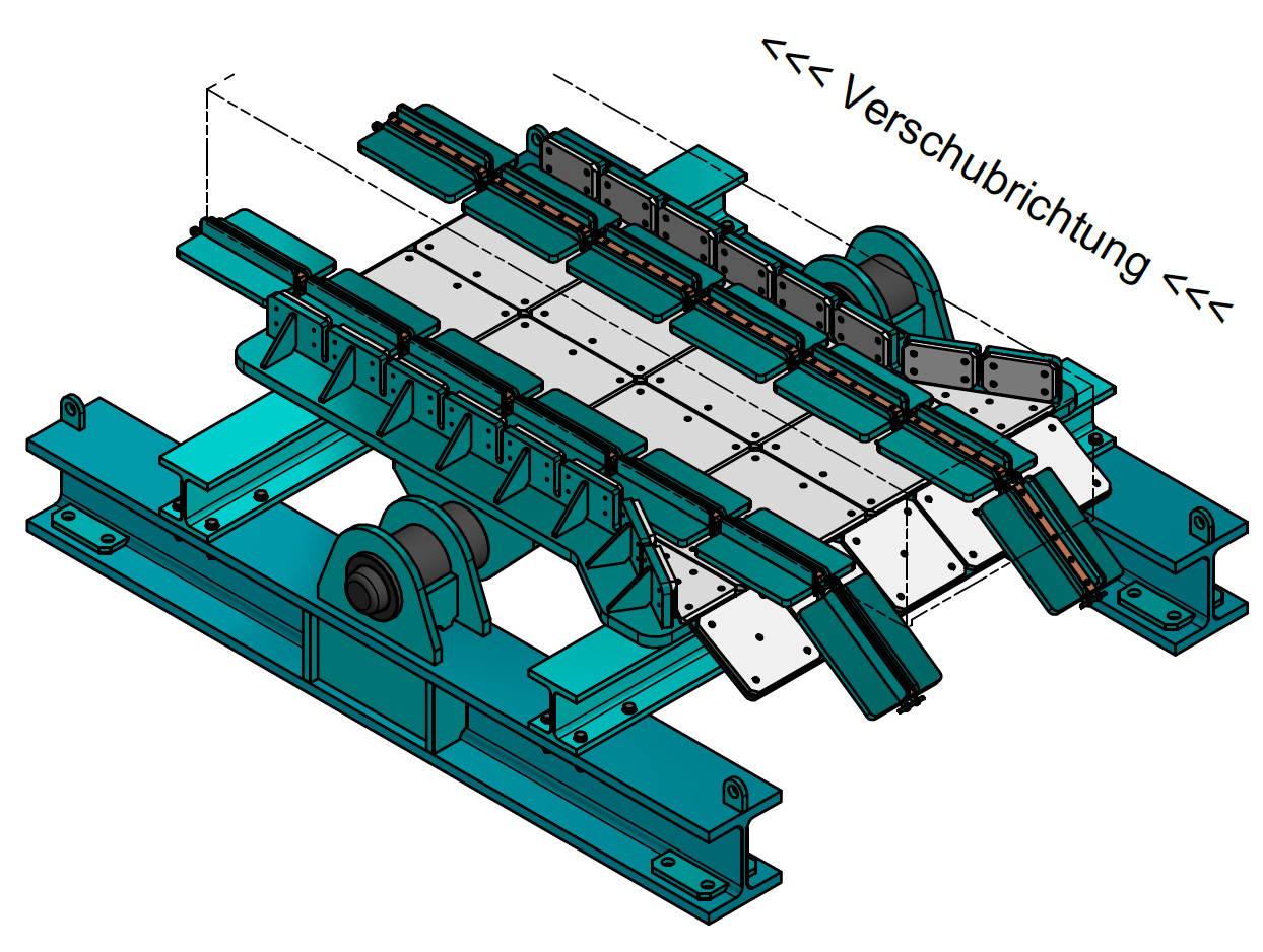 Zeichnung Wippenlager Zeichnung Wippenlager